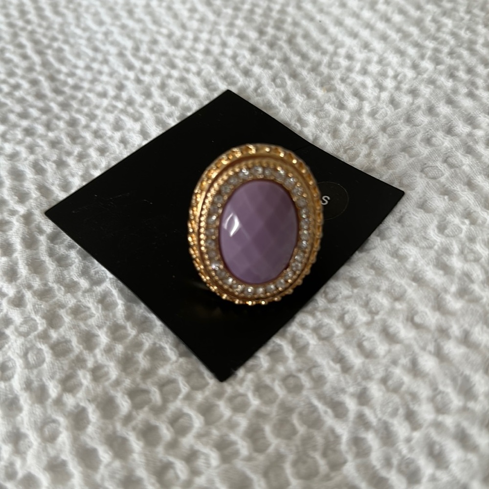 Ring-purple and gold